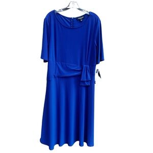 NWT Perceptions New York Cobalt Blue Dress size: XL